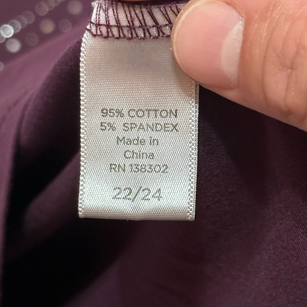 Purple Rhinestone Tee - Picture 4 of 7